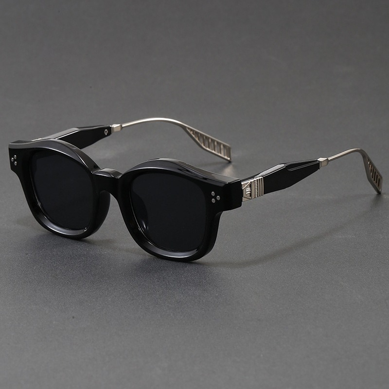 Sunglasses Polarized Men - Ретро-солнцезащитные очки квадратной формы из ацетата