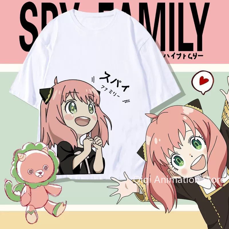 Men Accessories For Gift - Футболка с коротким рукавом SPY×FAMILY Anime