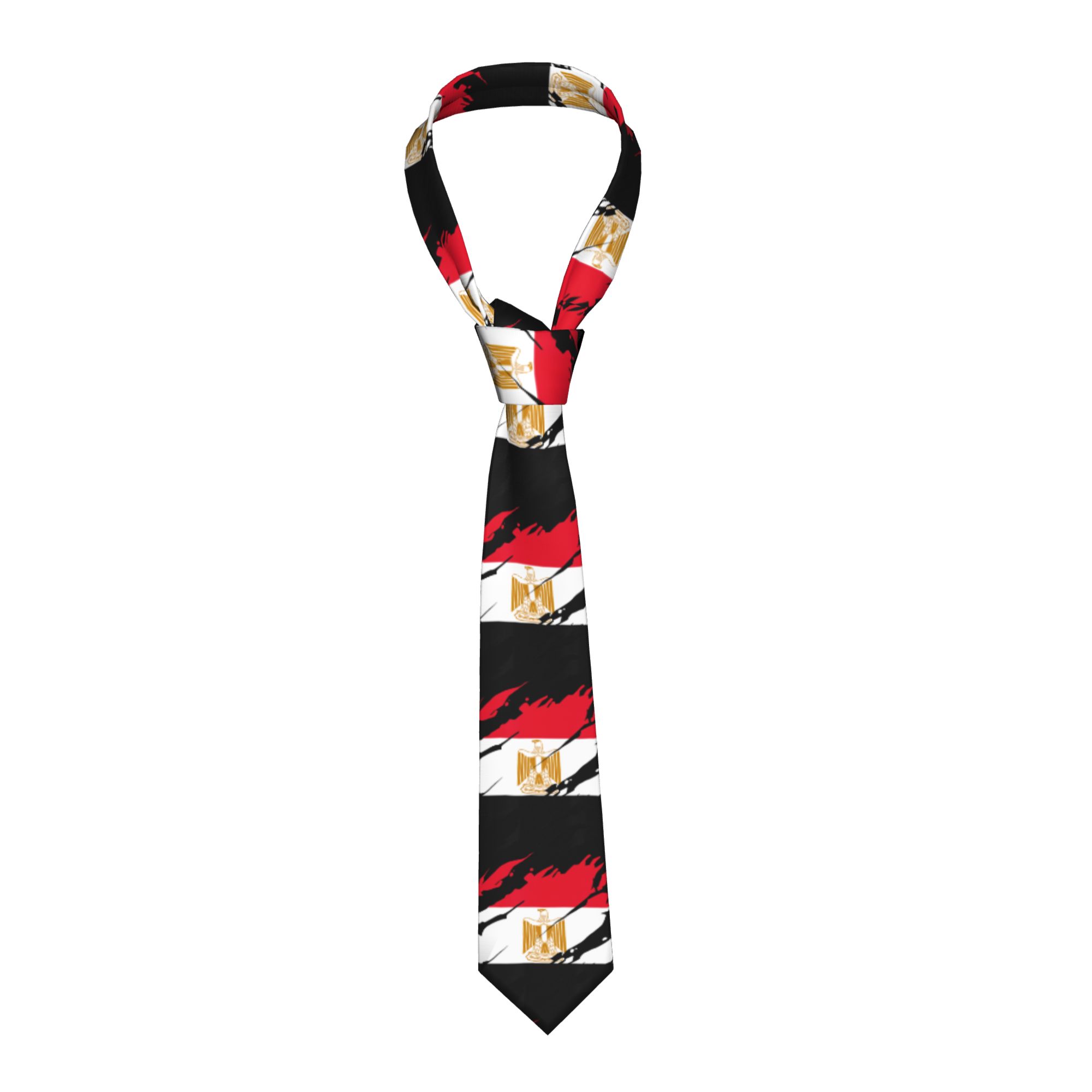 Men Accessories Egypt - Шелковый галстук унисекс с флагом Египта,