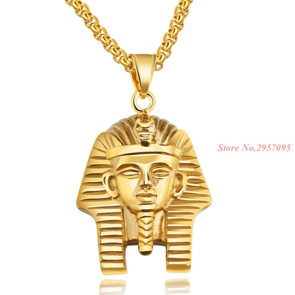 Men Accessories Egypt - Египетский фараон, винтажный кулон из нержавеющей