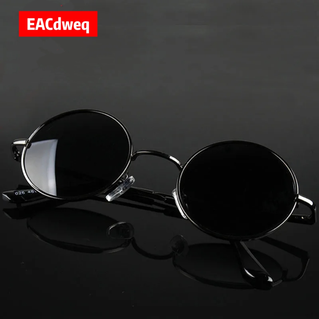 Sunglasses Polarized Men - Ретро-винтажные круглые солнцезащитные очки для мужчин