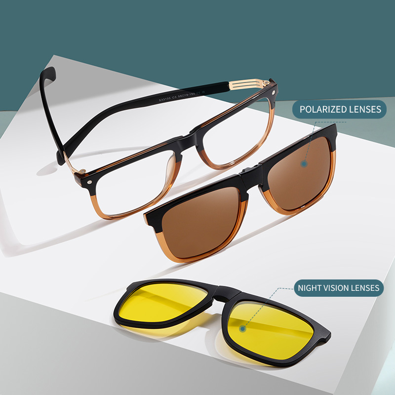 Солнцезащитные очки на клипсе, – обзор и цена Sunglasses Polarized Men