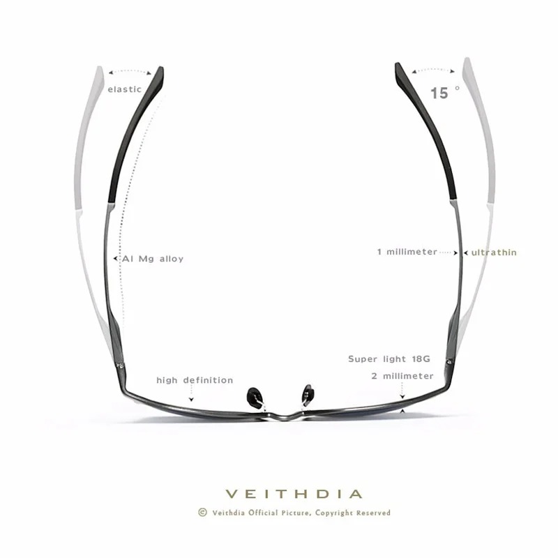 VEITHDIA Классические модные п – обзор и цена Sunglasses Polarized Men